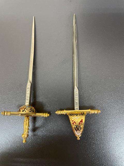 SUPER RARE - 25 piece Toledo cocktail sword display set