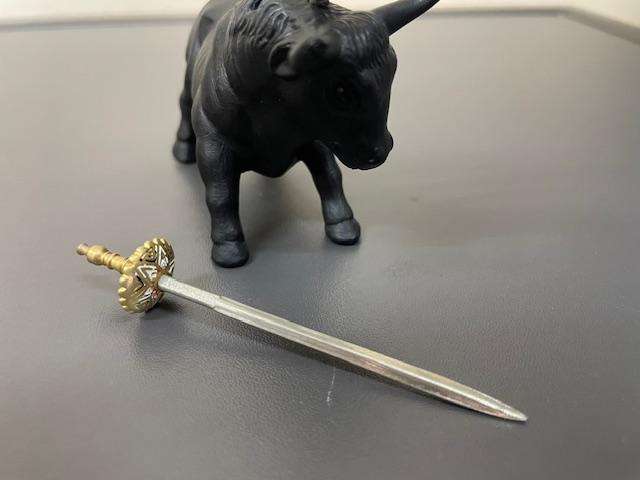 SUPER RARE - Toledo Bull with cocktail swords