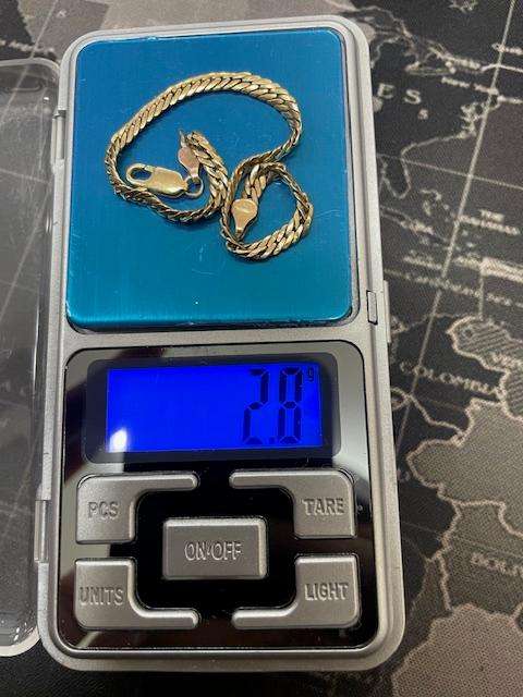 9ct Gold bracelet - 2,8grams