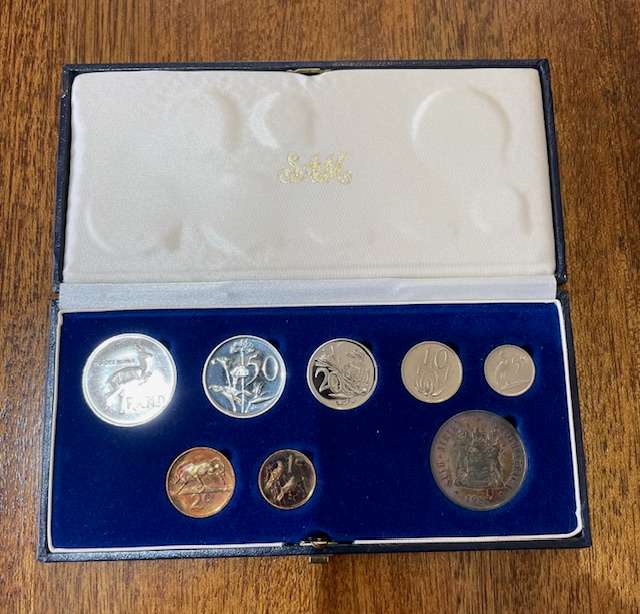 1987 South African Proof set - With Silver R1