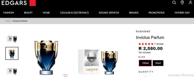 RABANNE - Invictus Parfum 100ml
