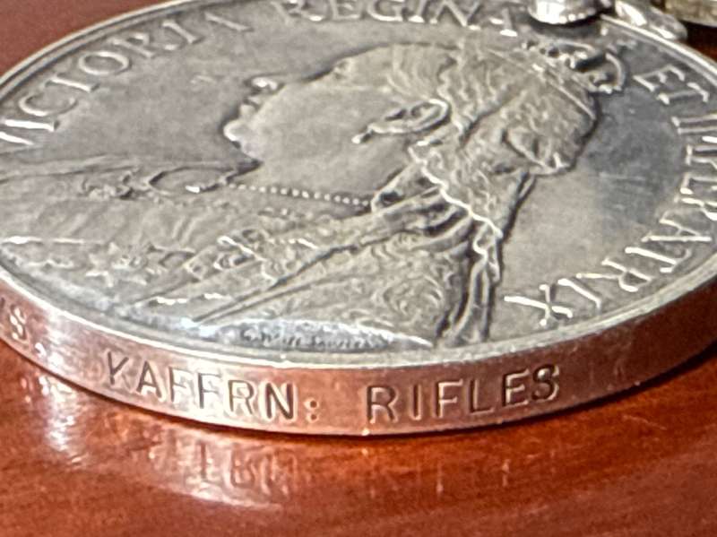 Causality QSA - Queen South Africa Medal - Private W. M. Keys - Kaffrarian Rifles (unknown Death)