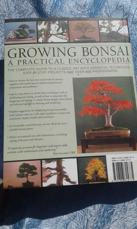 "Growing Bonsai"  Soft cover.