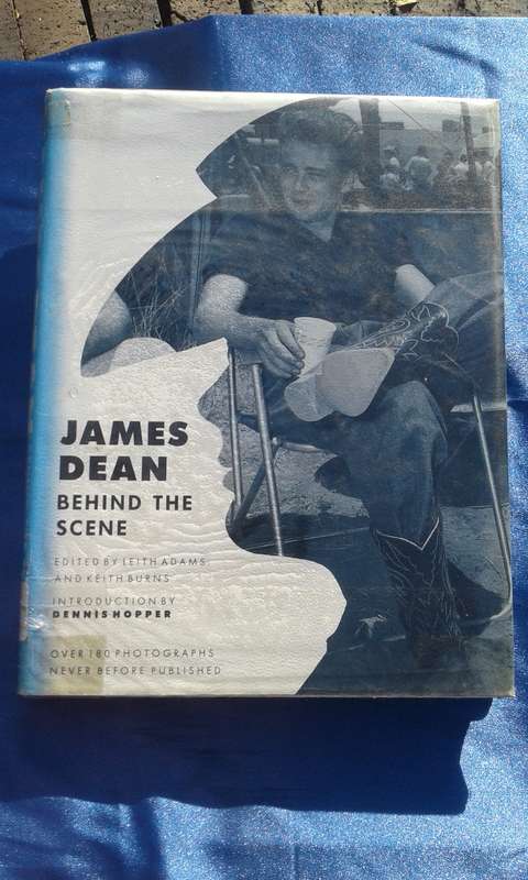 "James  Dean behind the scene.   Hard cover.