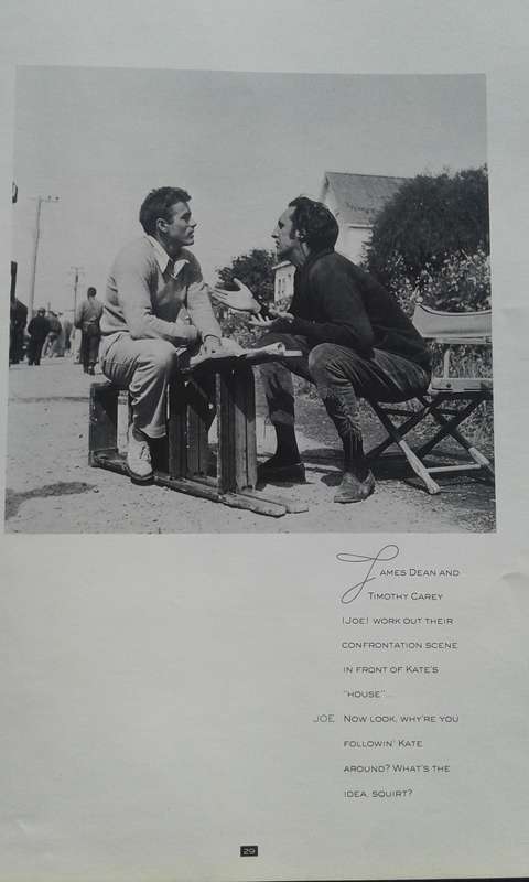 "James  Dean behind the scene.   Hard cover.