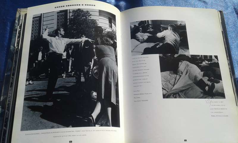 "James  Dean behind the scene.   Hard cover.