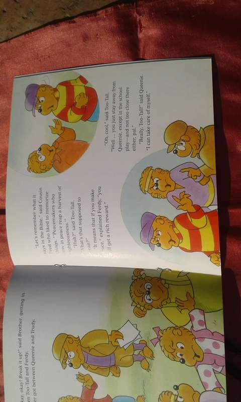 "The Berenstain Bears.  Blessed are the Peacemakers"  Soft cover.