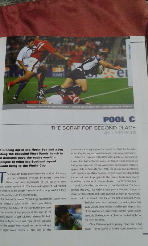 `The Springboks Win Rugby's Greatest Prize.  Rugby World Cup 2007"  Hard cover.