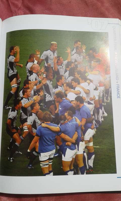 `The Springboks Win Rugby's Greatest Prize.  Rugby World Cup 2007"  Hard cover.