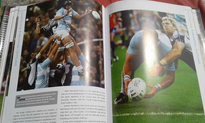`The Springboks Win Rugby's Greatest Prize.  Rugby World Cup 2007"  Hard cover.