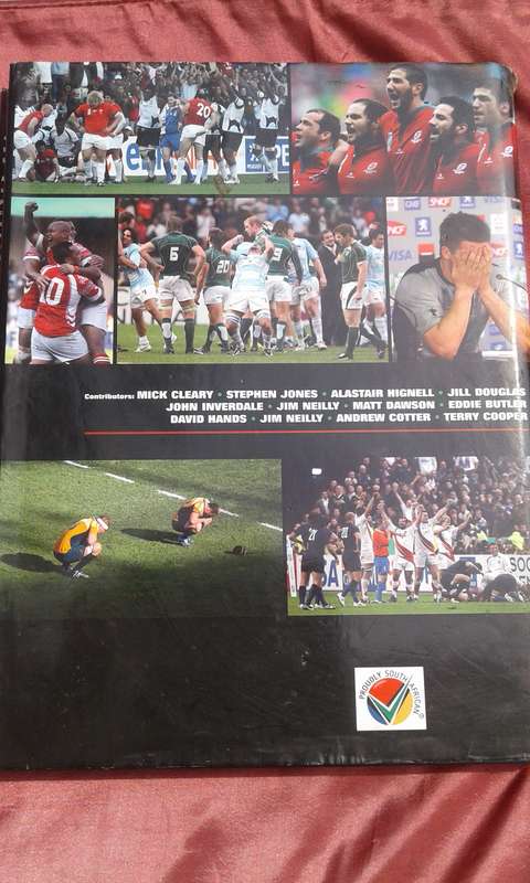 `The Springboks Win Rugby's Greatest Prize.  Rugby World Cup 2007"  Hard cover.