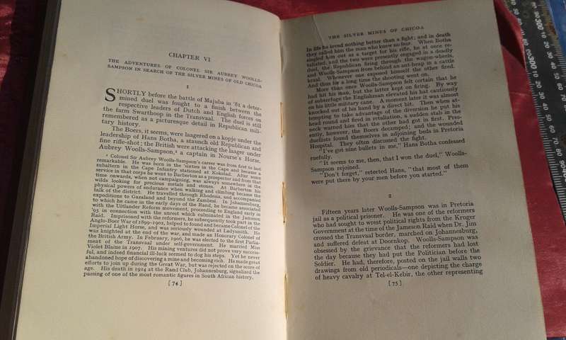 "The Seven Lost Trails of Africa"  H.A. Chilvers.   Hard cover.