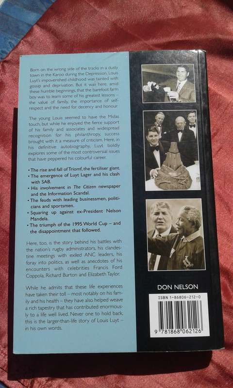 "Walking Proud"  The Louis Luyt Autobiography.    Soft cover.