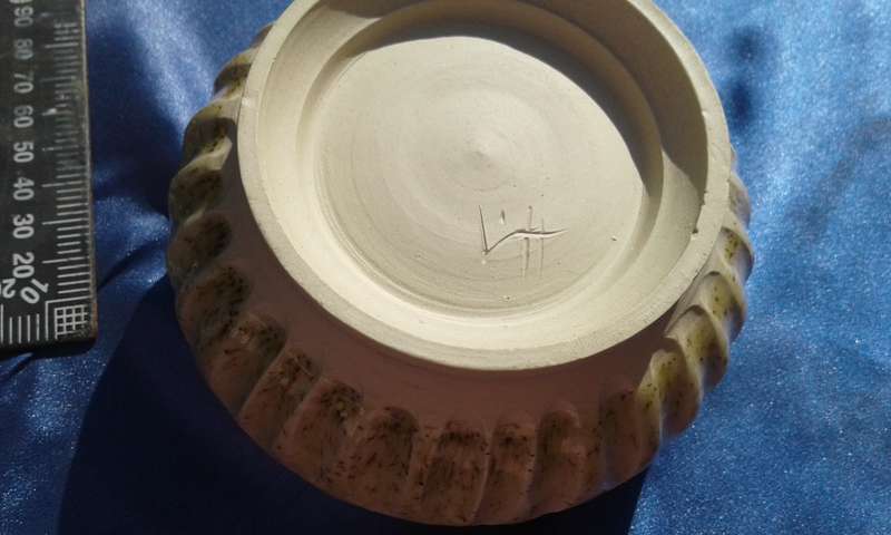 Vase with backmark.