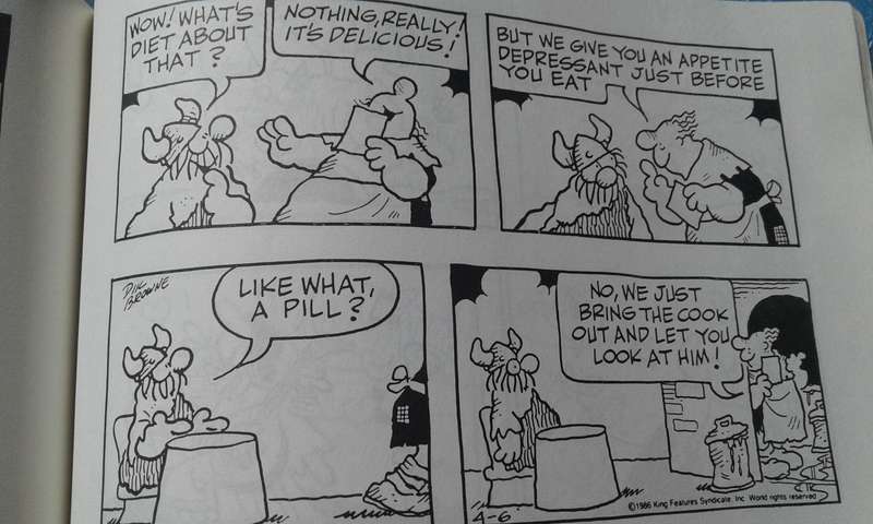 "Hagar in a Hurry"  Soft cover.