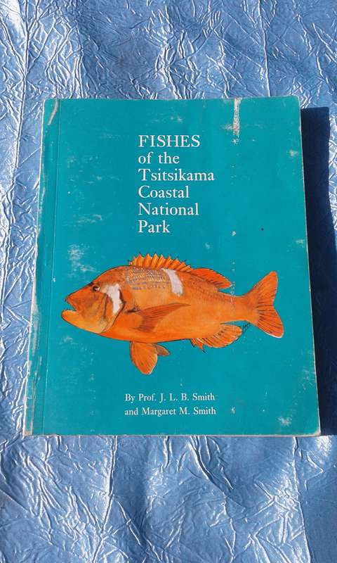 1966  `Fishes of the Tsitsikama Coastal National Park`Prof. J.L.R. Smith.   Soft cover.