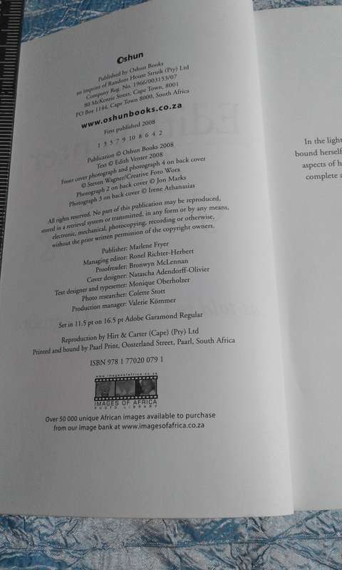 "The Art of Good Living"  Edith Venter.  Soft cover.
