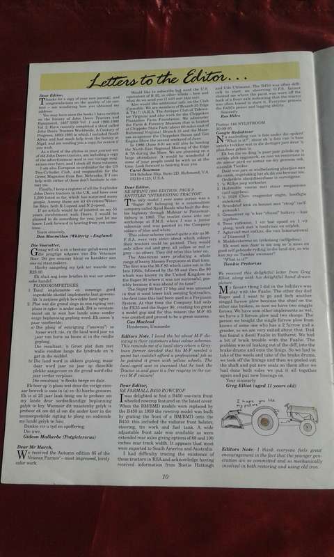 "The Veteran Famer/Die Veteraan Boer"  magazine.  1996.