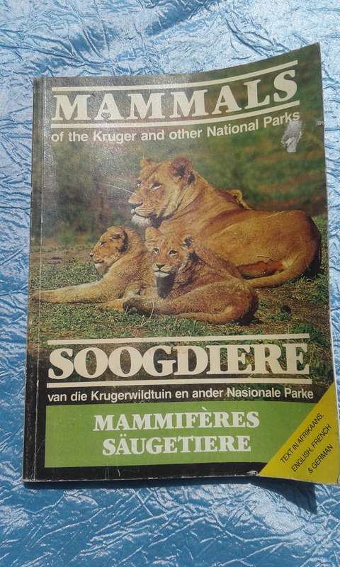 1988.  `Mammals of the Kruger National Park"  Soft cover.