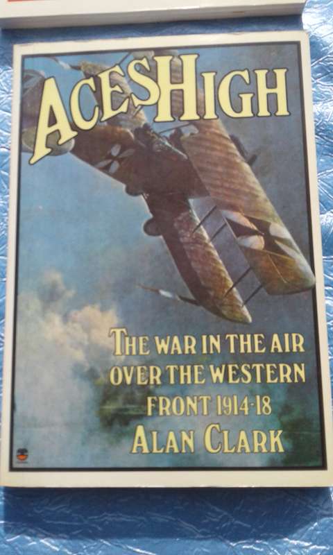 "The War in the Air"  Fight for the Sky and Aces High 1914-18.  Soft cover.
