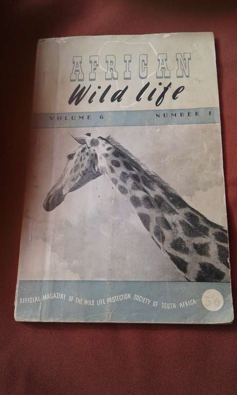 "African Wild Life" Volume 6.  No. 1.   Soft cover.