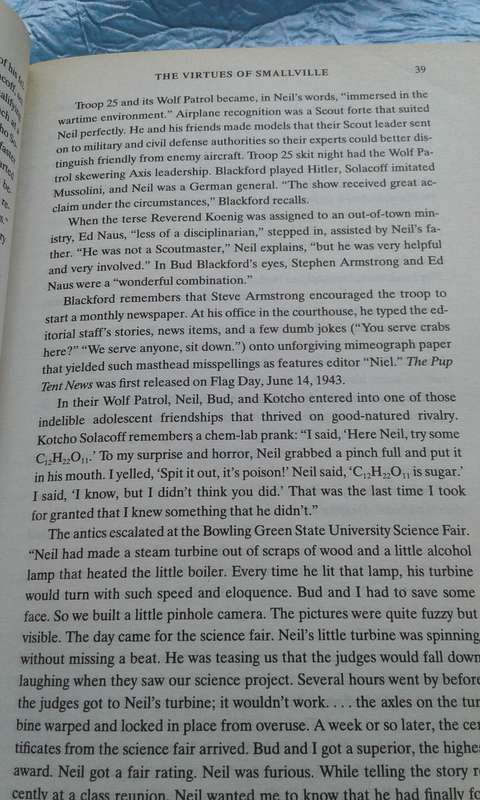 "First Man"  The Life of Neil Armstrong.  Soft cover.
