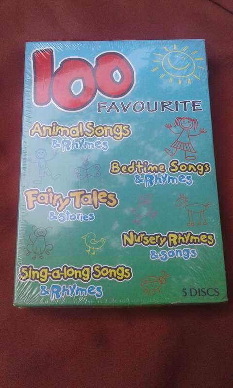 DVD 100 Favourite Animal and Bedtime Songs.  Fairy Tales, Nursery Rhymes.  SEALED.
