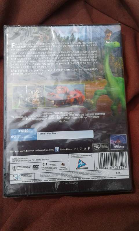 DVD Disney.  Pixar.  The Good Dinosaur.  SEALED.