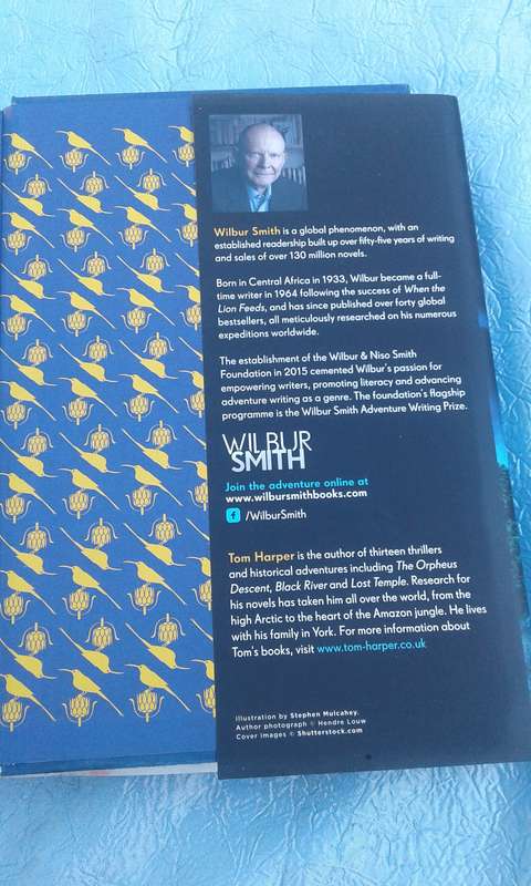 "Ghost Fire"  Wilbur Smith.  Hard cover.