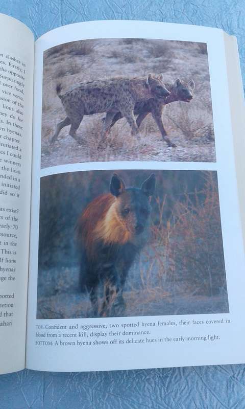 "Hyena Nights & Kalahari Days.  Soft cover.