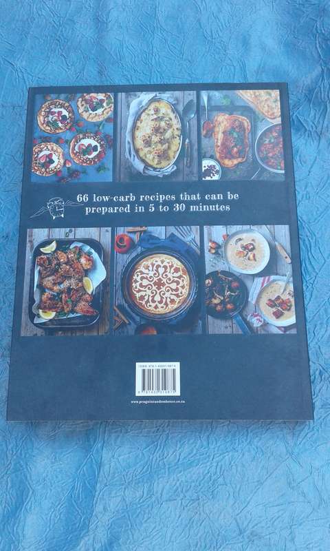 "Low-Carb Express"  Vickie de Beer.  Soft cover.