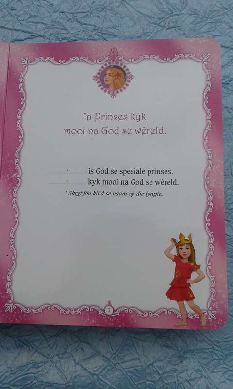 'My Prinses-Bybel"  Condition:  Excellent.  Hard cover.