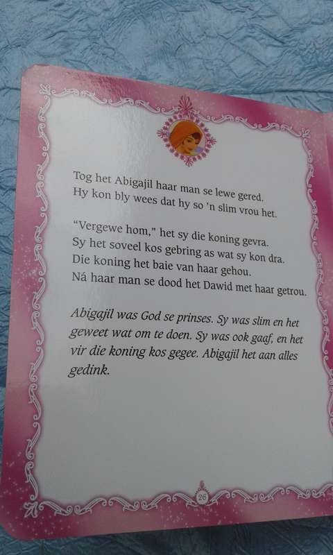 'My Prinses-Bybel"  Condition:  Excellent.  Hard cover.