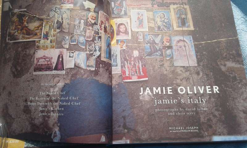 Jamie Oliver.  " Jamie's Italy"  Hard cover.