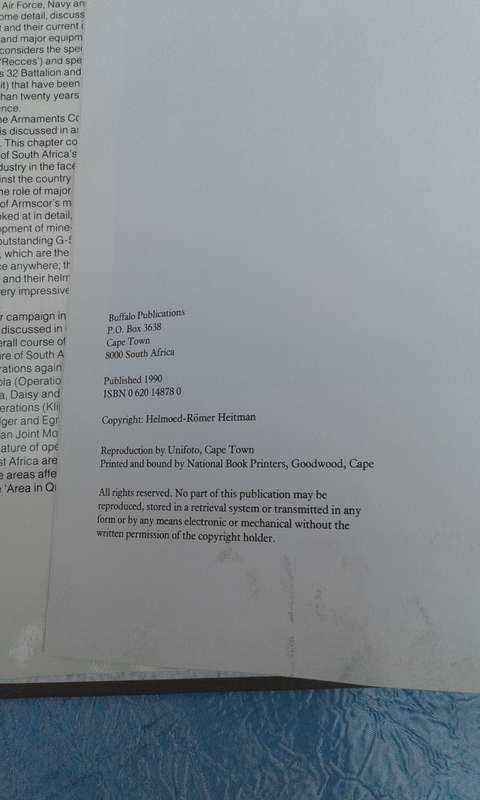 "Southern African Armed Forces"  Hard cover.
