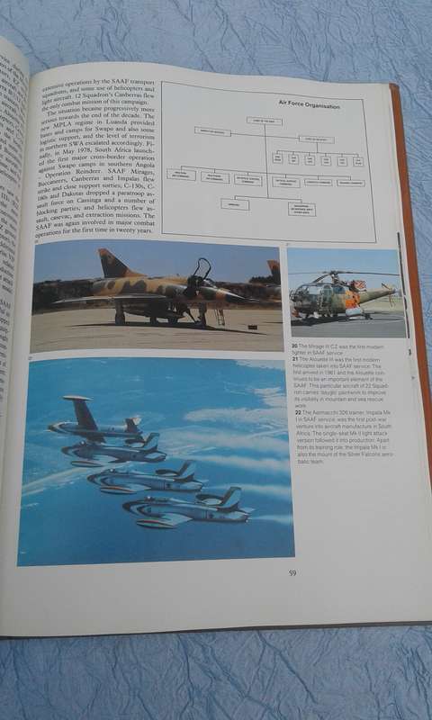 "Southern African Armed Forces"  Hard cover.