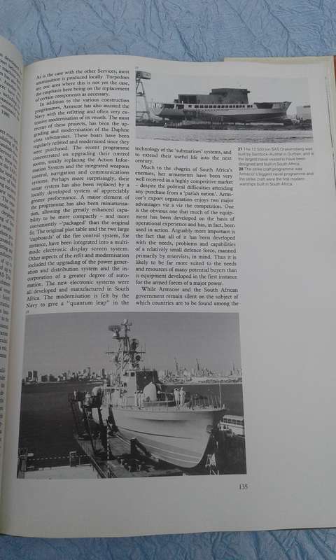 "Southern African Armed Forces"  Hard cover.