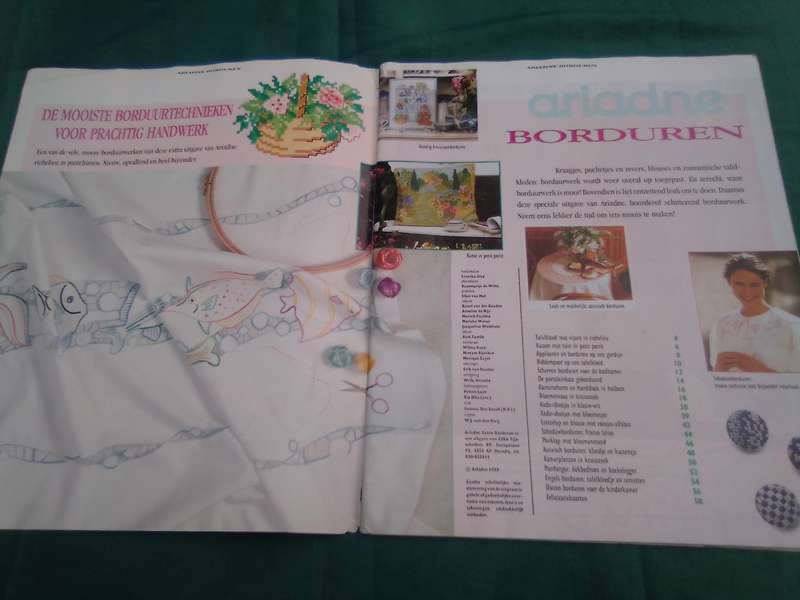 "Ariadne" Borduren. Craft magazine with pull-out pattern.