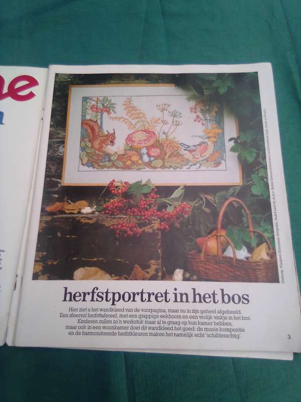 "Ariadne" Borduren. Craft magazine with pull-out pattern.