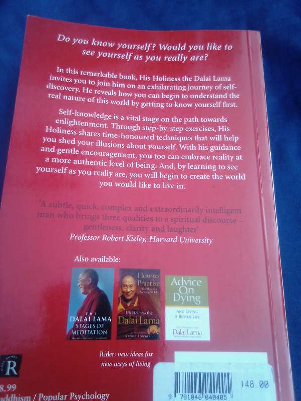 "How to see yourself as you really are"  Dali Lamai.  Soft cover.