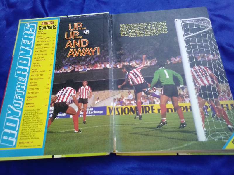`Roy of the Rovers"  Annual 1984.   Hard cover.