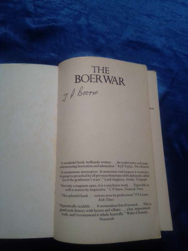 "The Boer War'  Soft cover.