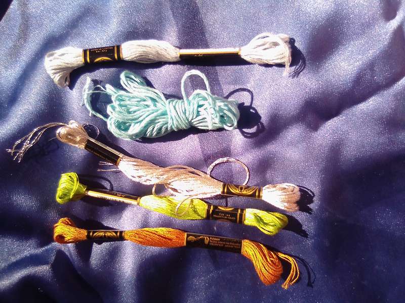 Embroidery thread joblot.
