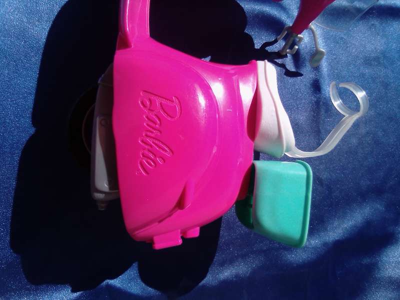 Barbie scooter.