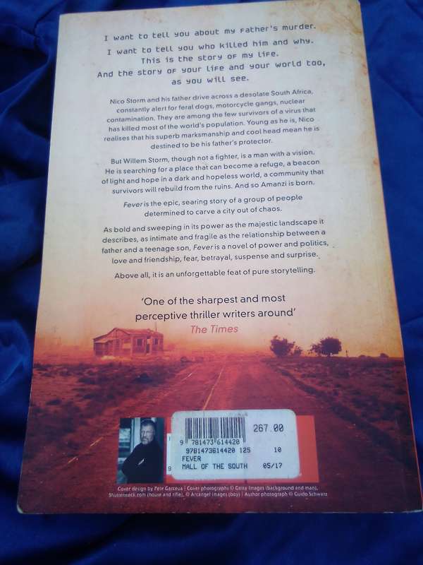 "Fever"  Deon Meyer.  Soft cover.