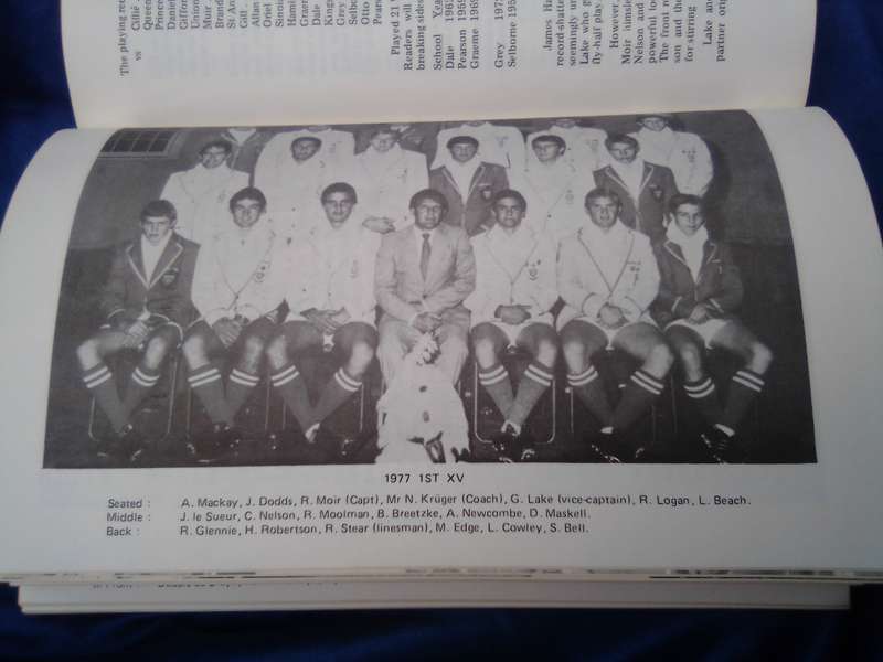 "Rugby Down the Years"  An Eastern Cape and Border School's Rugby History.