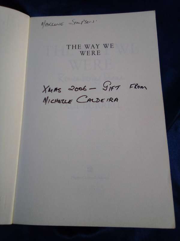 "The Way We Were'  Remembering Diana. Paul Burrell.  Soft ccover.
