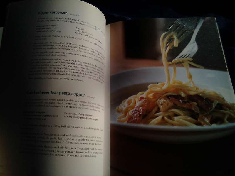 "The River Cottage Fish Book"  Soft cover.