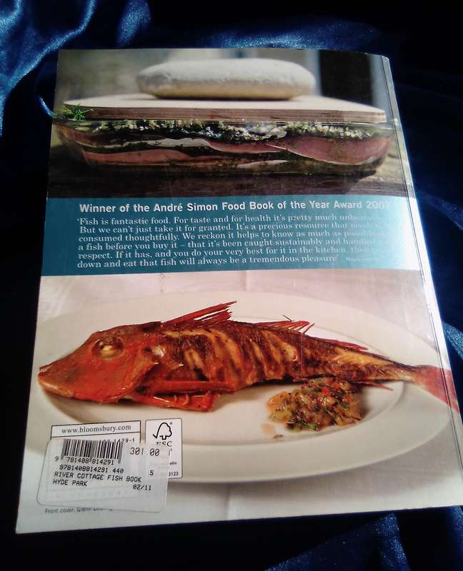 "The River Cottage Fish Book"  Soft cover.