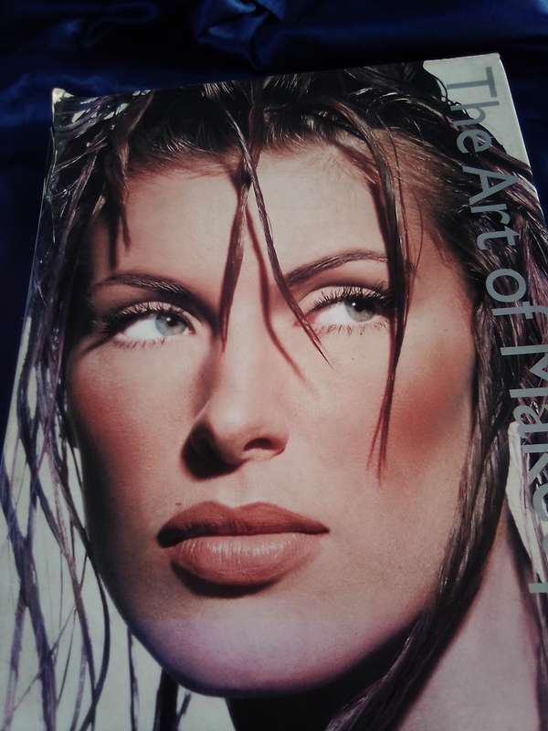 "The Art of Makeup"  Kevyn Aucoin.  Hard cover.  A3-sized book.
